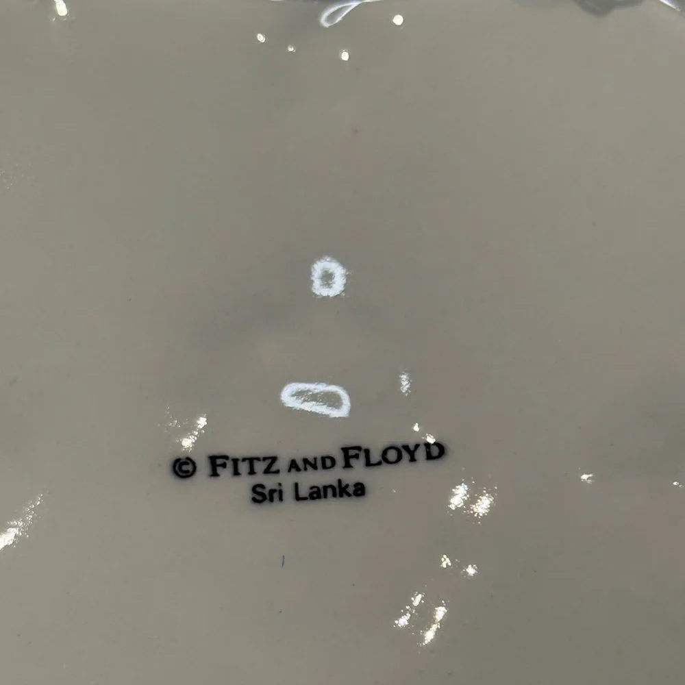 Fitz and Floyd (vintage) Florentine Canapé  Plate - Picture 2 of 2